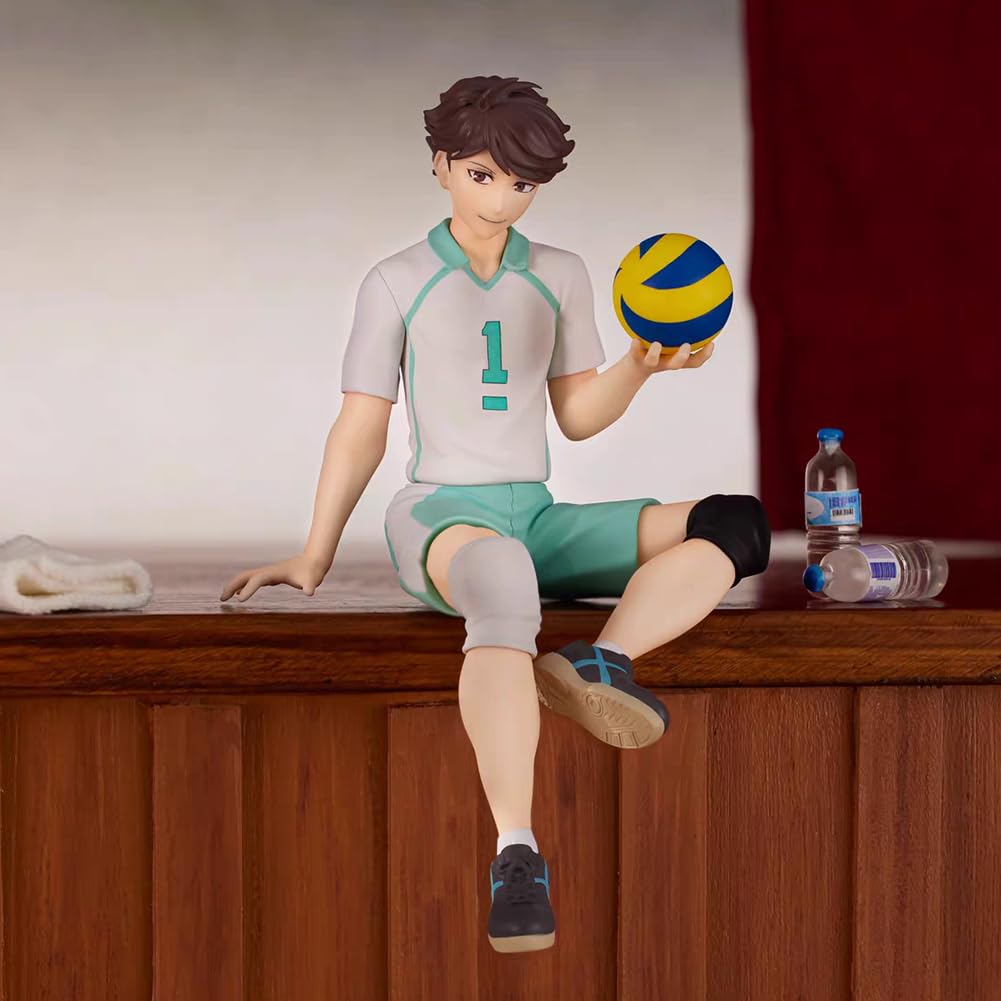 Haikyuu Figur Hinata Syouyou/Kageyama Statue - Nudelstopper Modell 10 cm - Sammlerstück PVC Sitzpose Skulptur Desktop Ornament