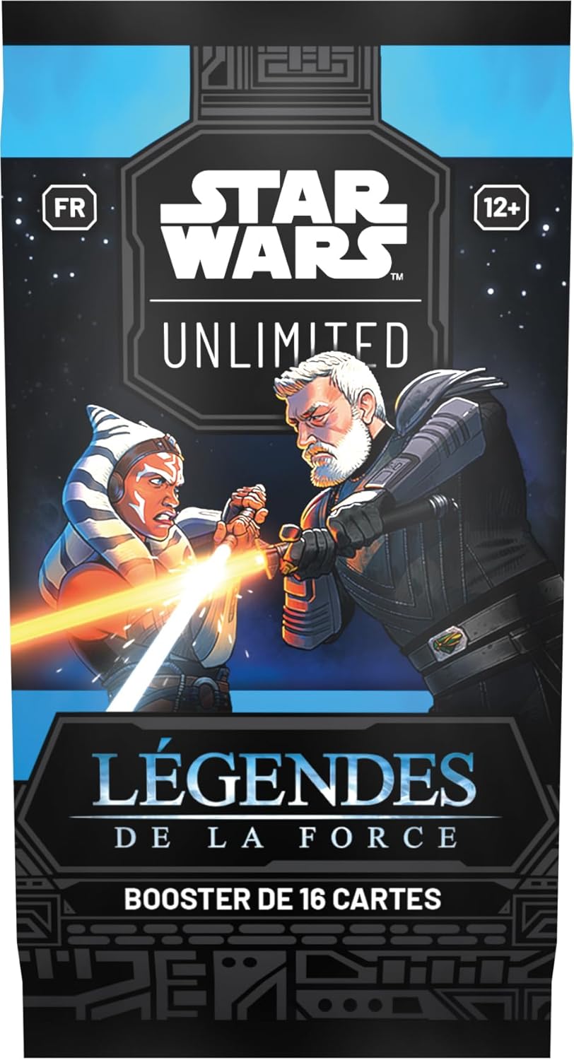 Asmodee FFG – Star Wars: Unlimited Sammelkartenspiel – Legenden der Macht – Booster mit 16 Karten – für Erwachsene und Kinder, ab 12 Jahren, für 2+ Spieler – französische Version