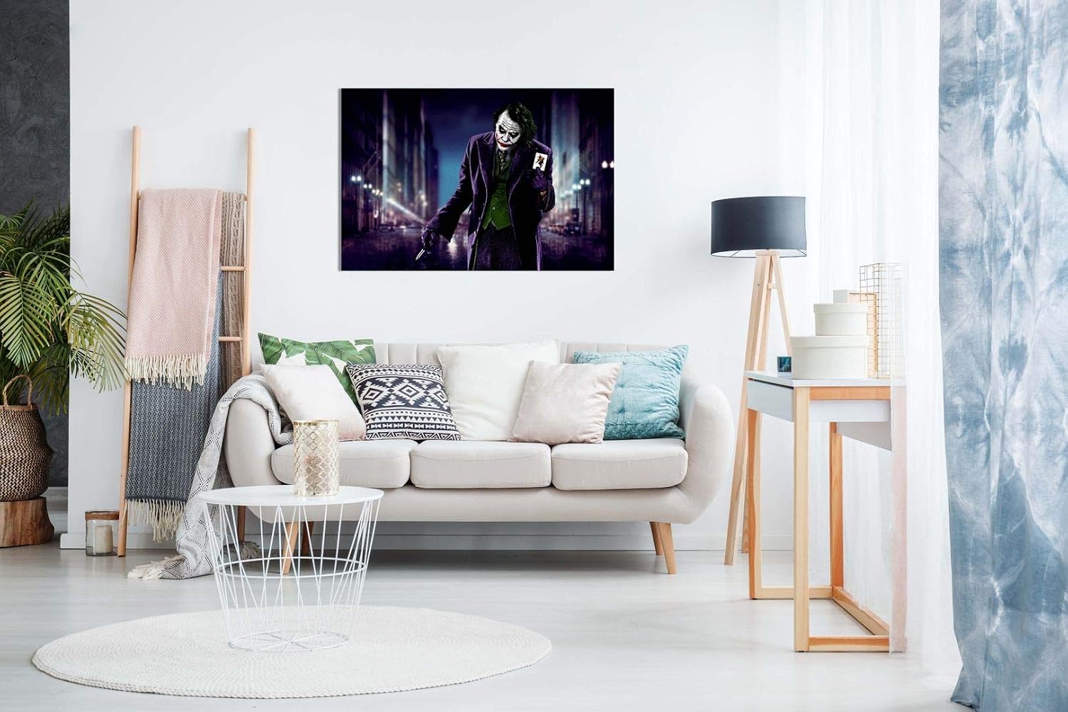 Panther Print Joker & Card Batman Leinwanddruck, 76,2 x 50,8 cm