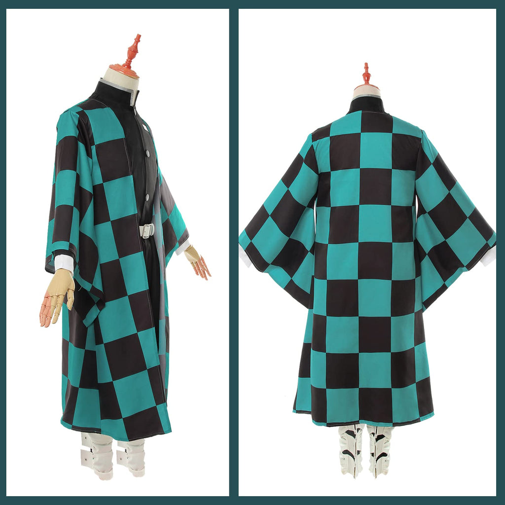 Fiamll Tanjirou Zenitsu Giyuu Cosplay Kostüm für Japanischer Anime Kimono demon cosplay Outfit Halloween Kostüm