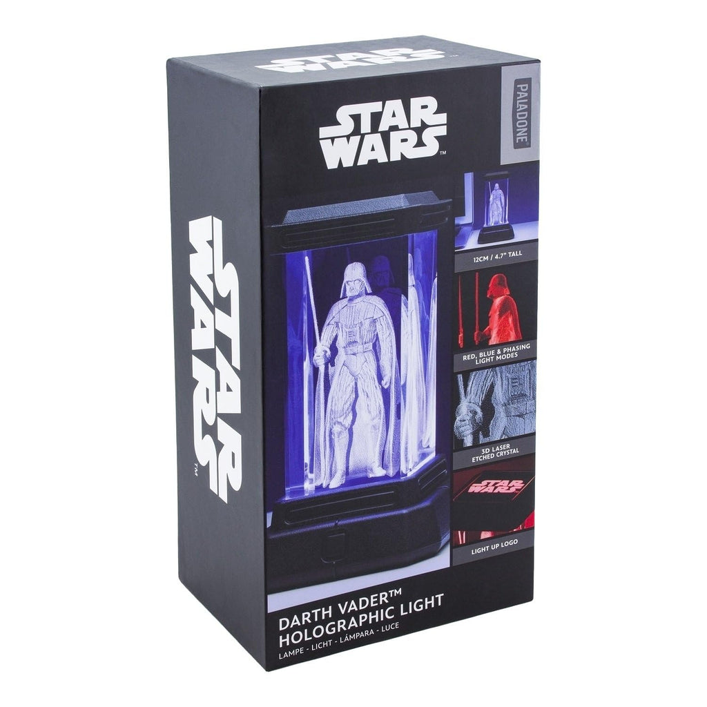 Paladone Darth Vader Holographisches Licht, Star Wars Sammlerlampe, Star Wars-Raumdekoration