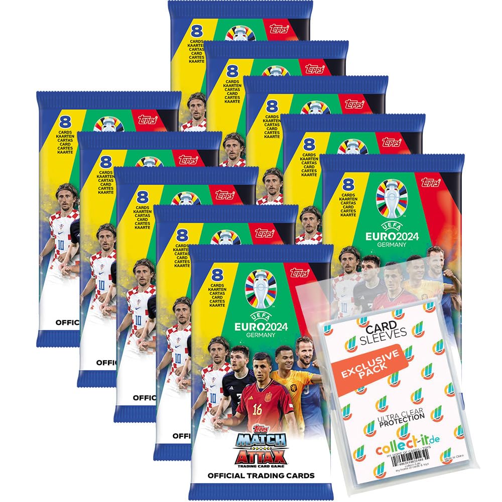 Topps Match Attax Trading Cards Bundle Champions League 25/26-10 Booster