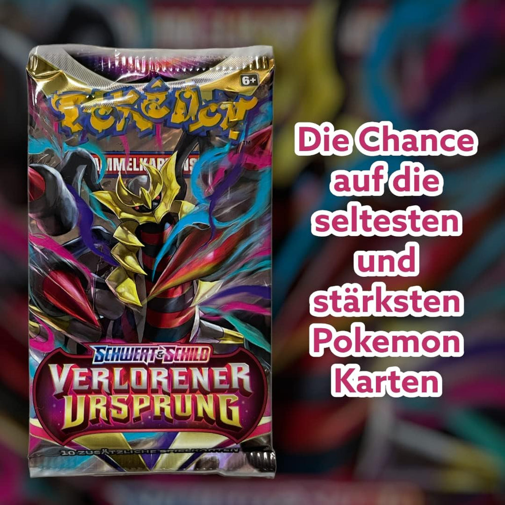 Heartforcards Versandschutz kompatibel mit Booster Packungen + 3 PKM deutsche Packs Originale Mystery Sammelkarten