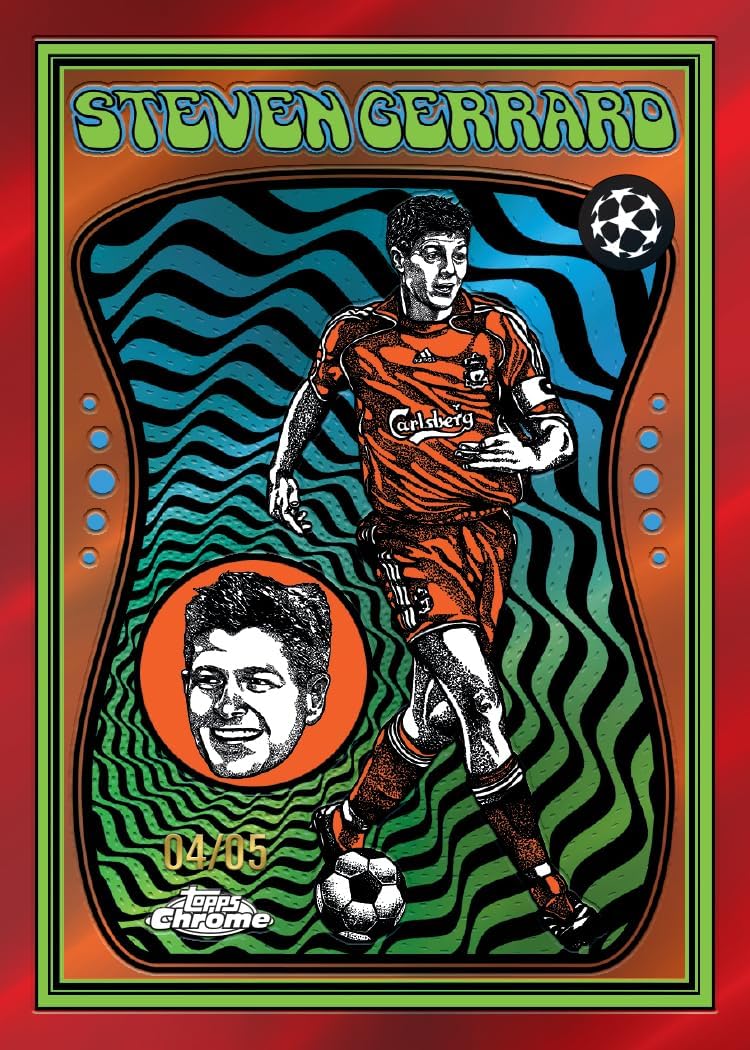 Topps Chrome® UEFA Club Competitions 2025-26 - Value Box (enthält 7 Packungen pro Box, 4 Karten pro Packung)