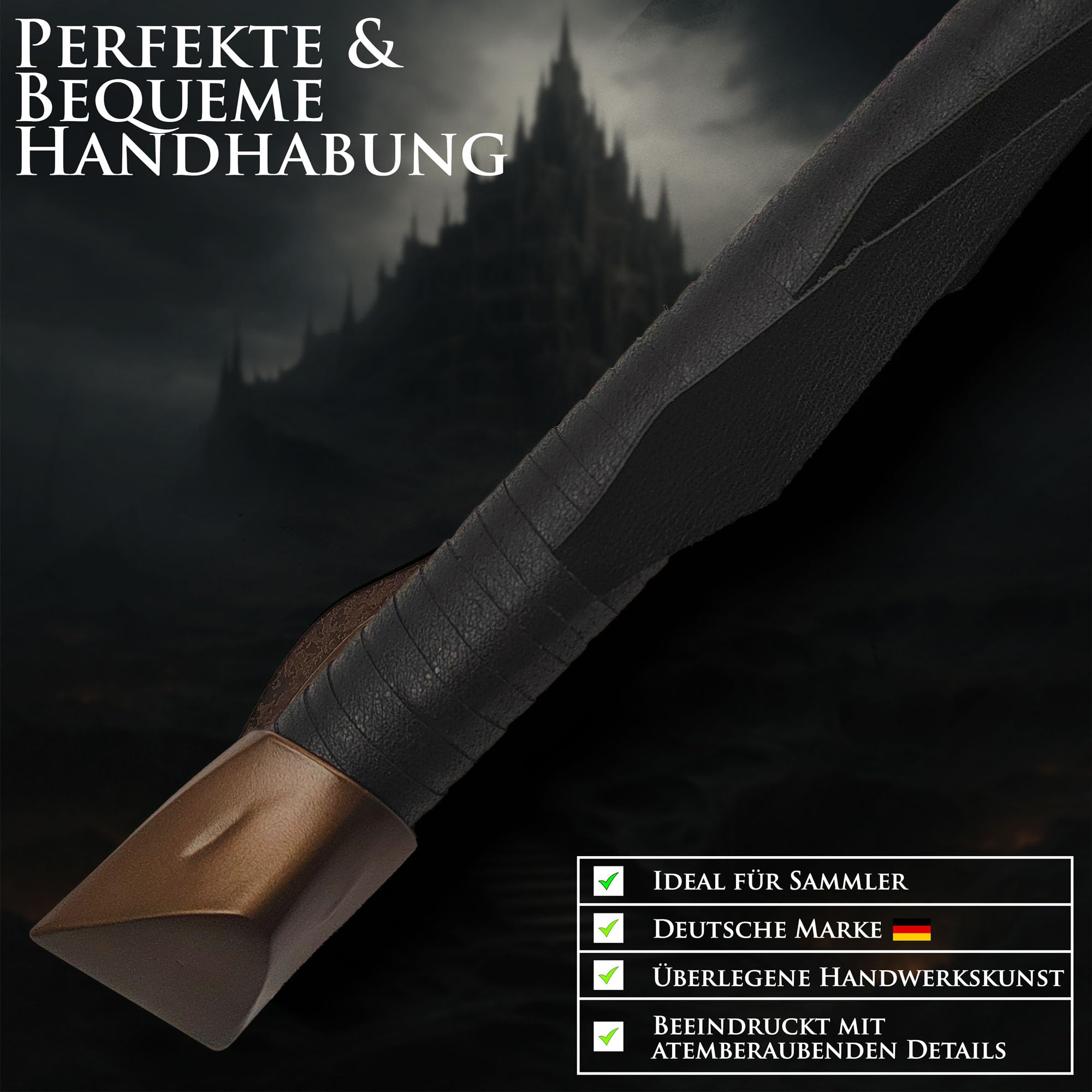 Elden Ring Schwert & Katana Repliken | Gamer Sword | Sammlerschwert & Cosplay Gamer Merch Zubehör Spiel | Fans und Cosplay