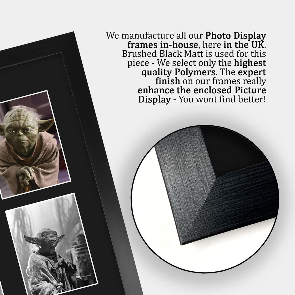HWC Trading Frank Oz A4 Gerahmte Signiert Gedruckt Autogramme Bild Druck-Fotoanzeige Geschenk Für Star Wars Yoda Filmfans