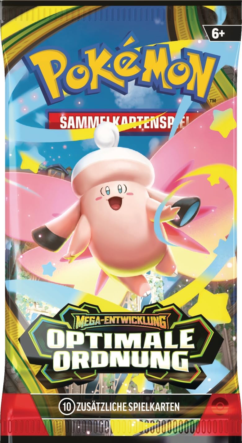 Pokémon-Sammelkartenspiel: Boosterbundle Mega-Entwicklung – Optimale Ordnung (6 Boosterpacks)