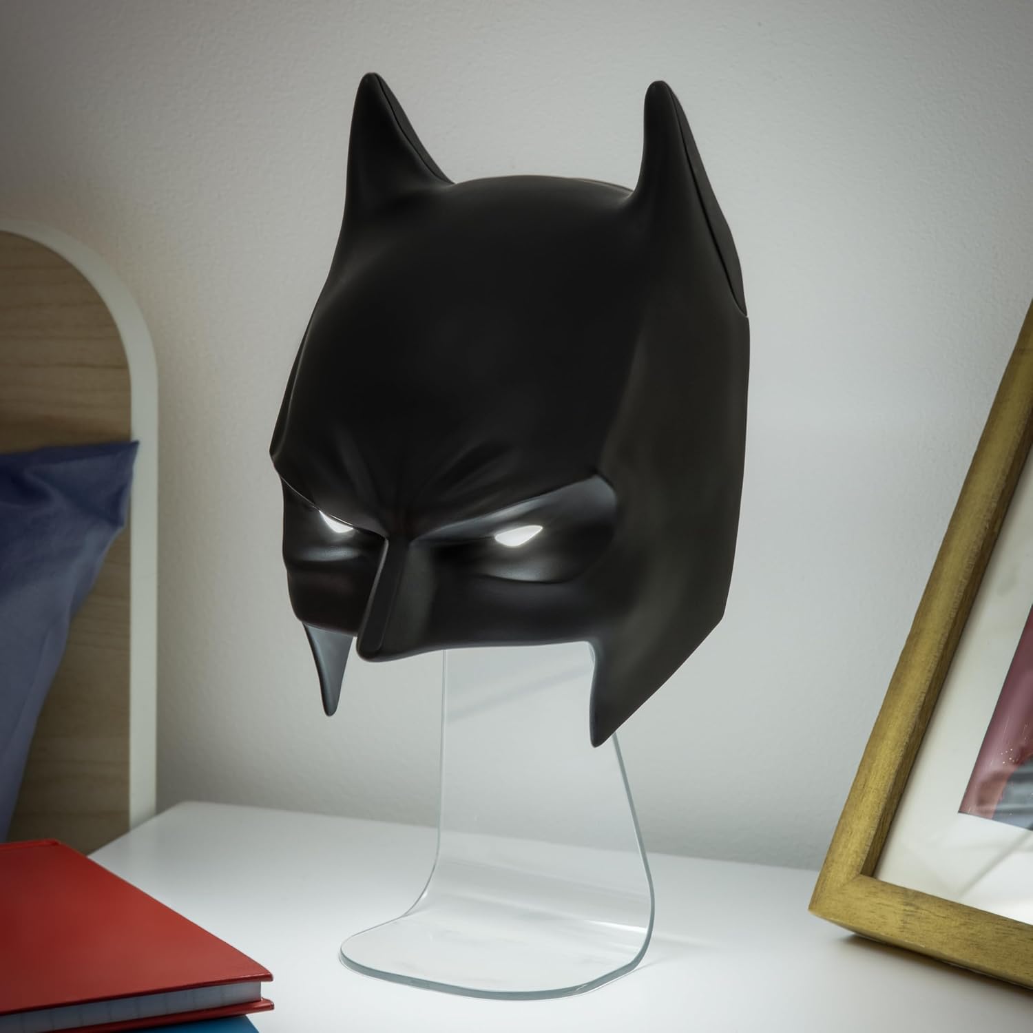 Paladone Batman-Maskenleuchte, wandmontierbare oder freistehende LED-Lampe, offizielles Lizenzprodukt von DC Comics für Schlafzimmer, Man Cave, Zuhause und Sammler