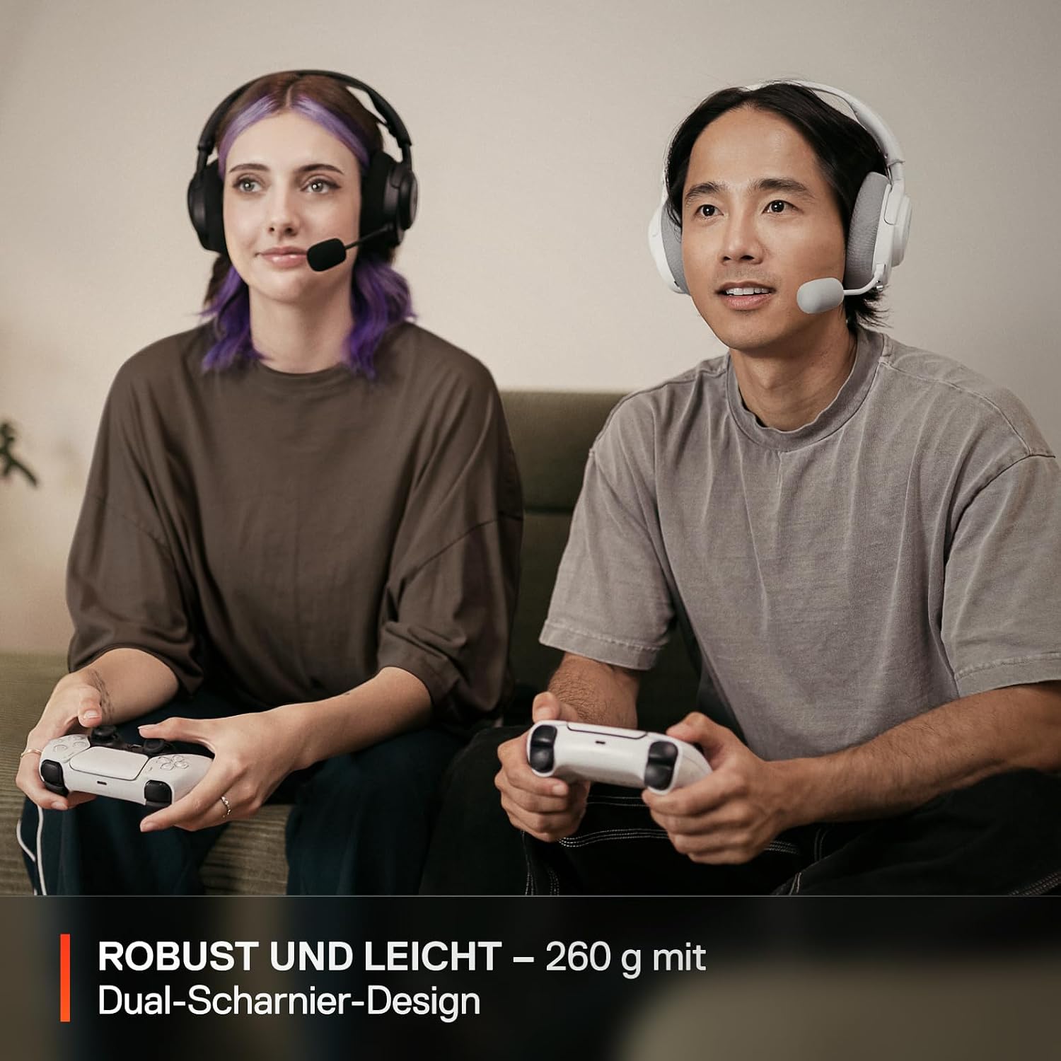 SteelSeries Arctis Nova 3P Wireless - PS5 Headset & PC Gaming Headset – App-Steuerung – 40 Std. Akku – Neodym-Magnet-Treiber – 2,4 GHz/Bluetooth – Abnehmbares Mikrofon – Für PS5, PC, Switch - Schwarz