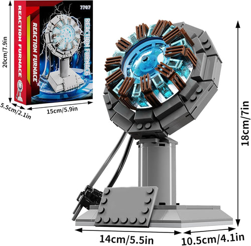 Arc Reactor Bausteinsatz, EIN Modell Spielzeug Beweis, DASS Tony EIN Herz hat, EIN Geschenk für Erwachsene