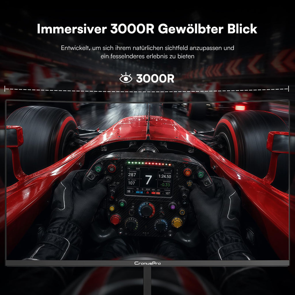 34 Zoll Ultrawide Curved Gaming Monitor, 165Hz, 1ms MPRT, UWQHD
