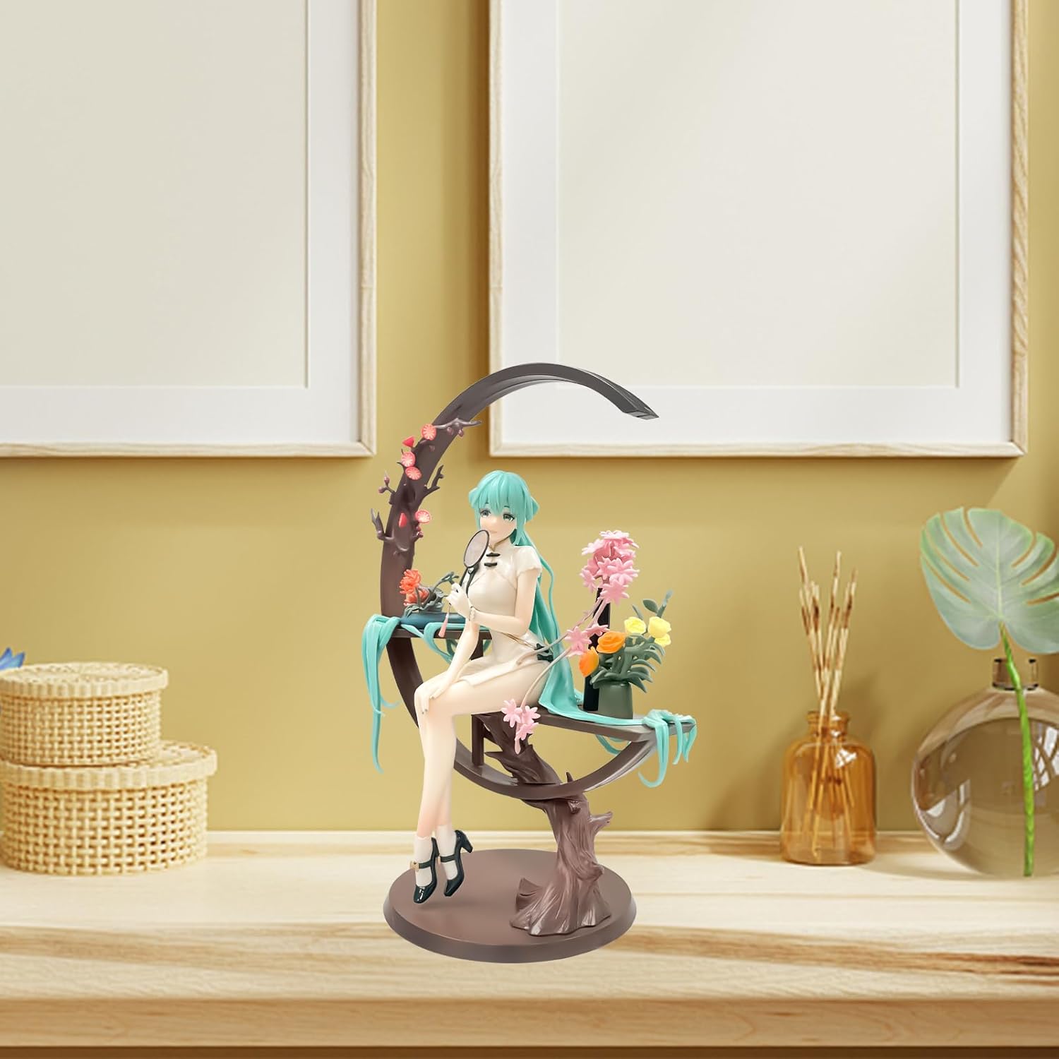 Hatsune Miku Figur, Hatsune Miku Figuren 30cm, Hatsune Miku Figuren Cartoon Charakter Statue für Desktop Dekoration, Hatsune Miku Geburtstag Geschenk