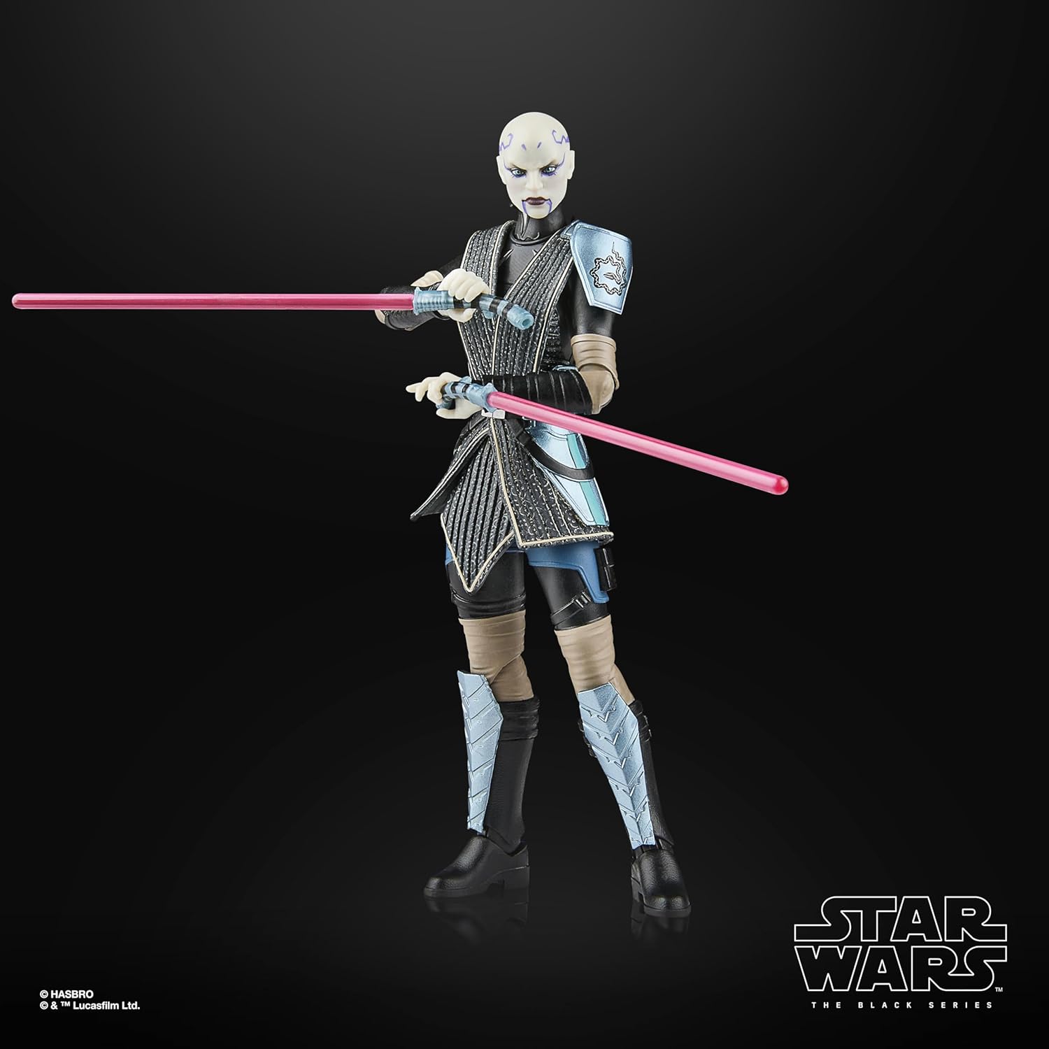 Star Wars The Black Series Asajj Ventress (Kopfgeldjägerin), The Clone Wars Action-Figur zum Sammeln (15 cm)