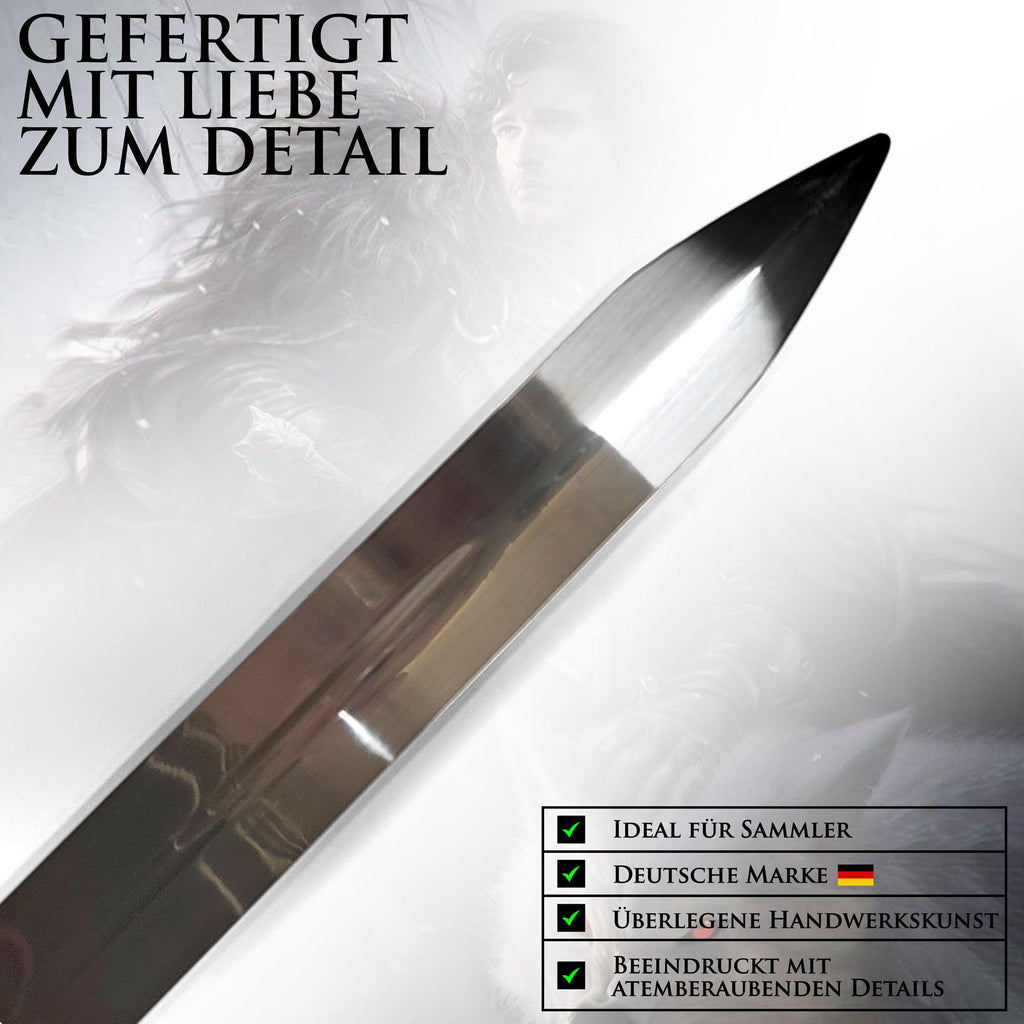 Game of Thrones Schwert | Authentisches Stück aus der Welt von Westeros | Stahlschwert | Hochwertige Verarbeitung | Perfekt für Sammler und Fans von Game of Thrones