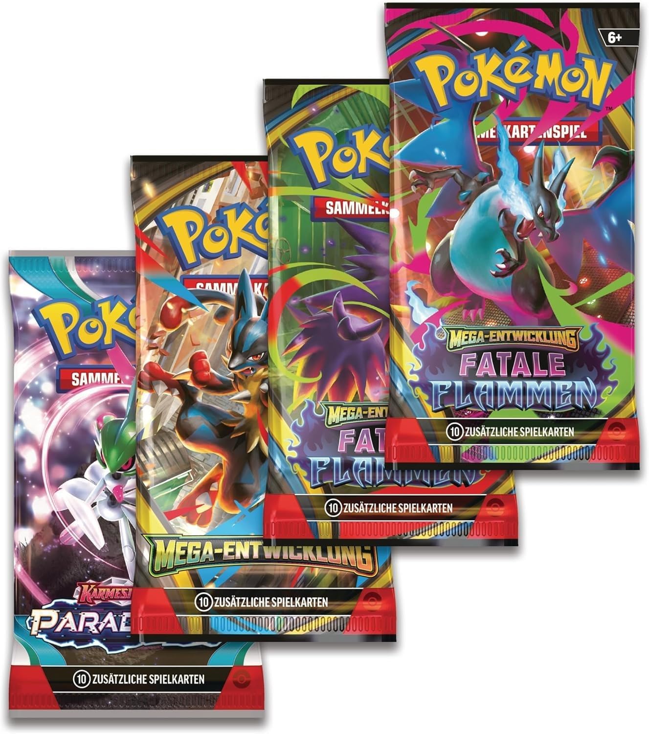 Pokemon Mega Entwicklung – Mega-Glurak X ex Tin Box 2026 - Deutsch NEU & OVP und BB-Toy-Trades-Toploader