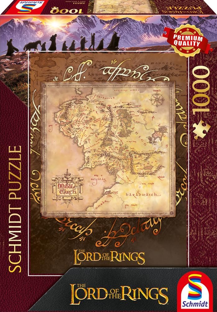 Schmidt 58551 Herr der Ringe, Middle Earth, 1000 Teile Puzzle