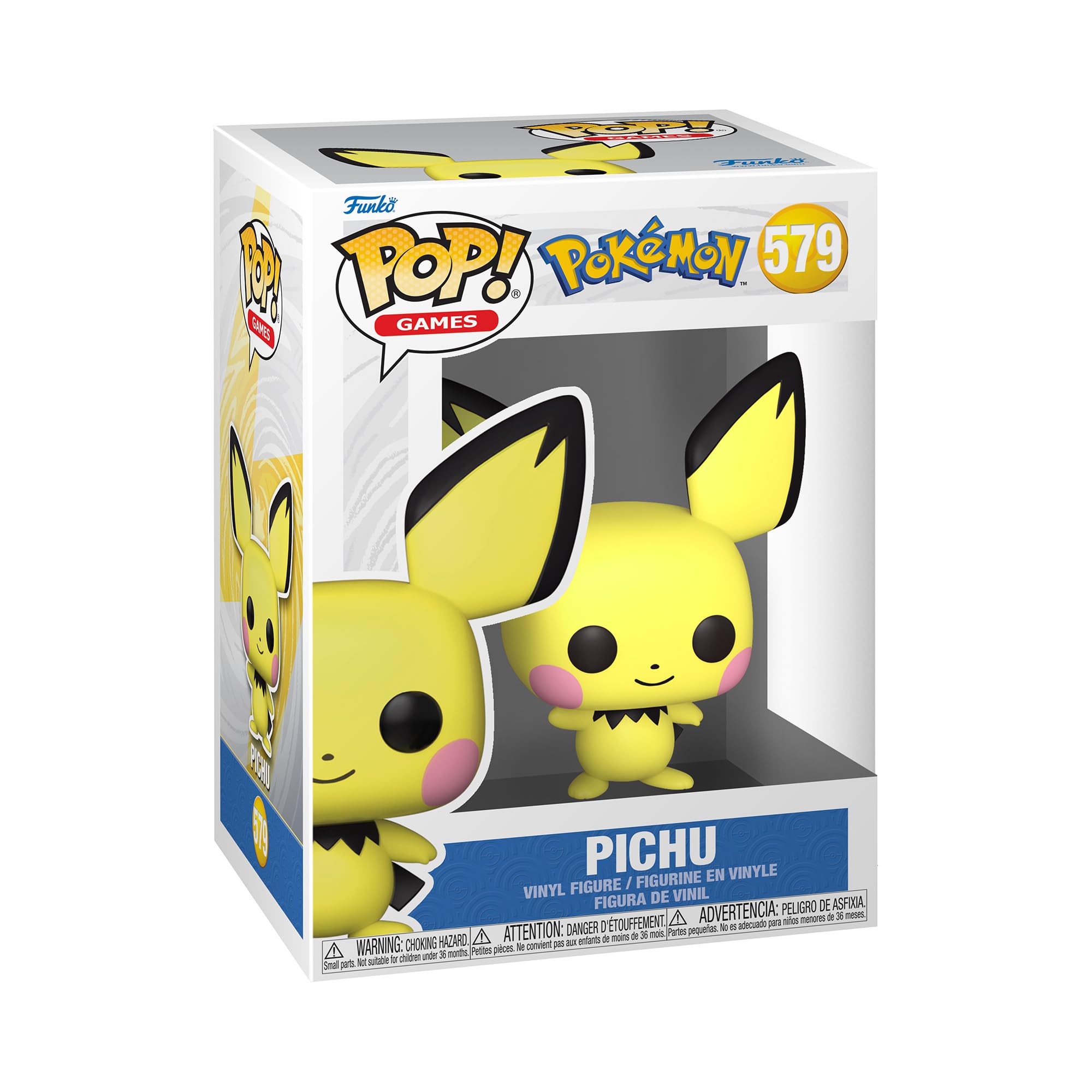 Funko Pop! Games: Pokemon - Pikachu - Vinyl-Sammelfigur - Geschenkidee - Offizielle Handelswaren - Spielzeug Für Kinder und Erwachsene - Video Games Fans - Modellfigur Für Sammler und Display
