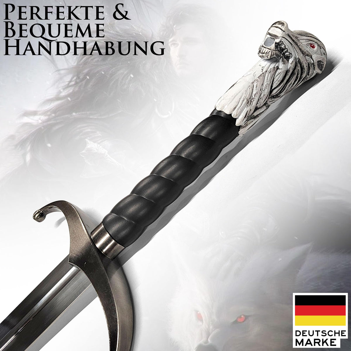 Game of Thrones Schwert | Authentisches Stück aus der Welt von Westeros | Stahlschwert | Hochwertige Verarbeitung | Perfekt für Sammler und Fans von Game of Thrones
