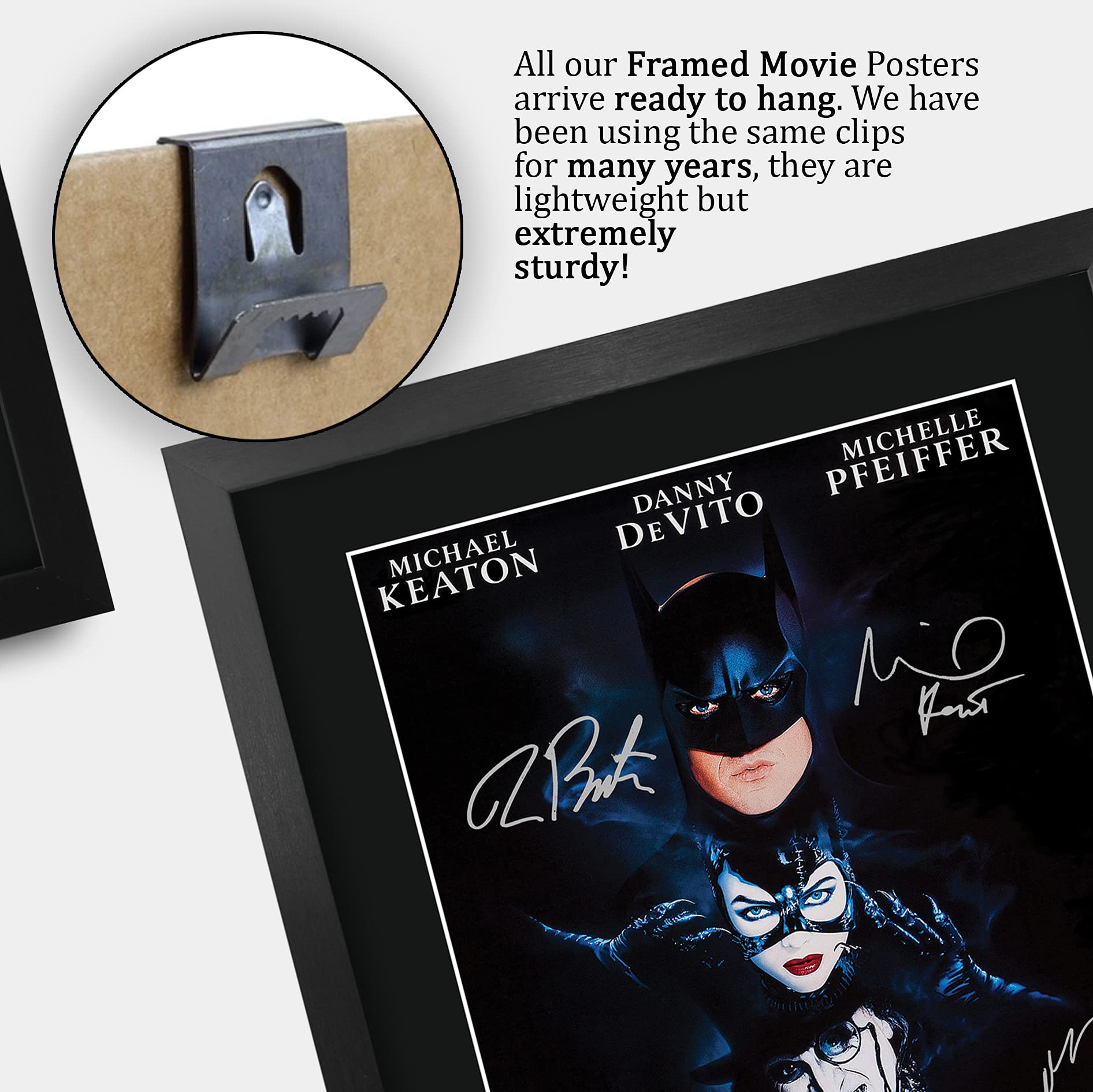 HWC Trading A3 FR The Batman Movie Poster Collection The Cast Signed Gift Printed Autogramm Film Gifts Print Photo Picture Display