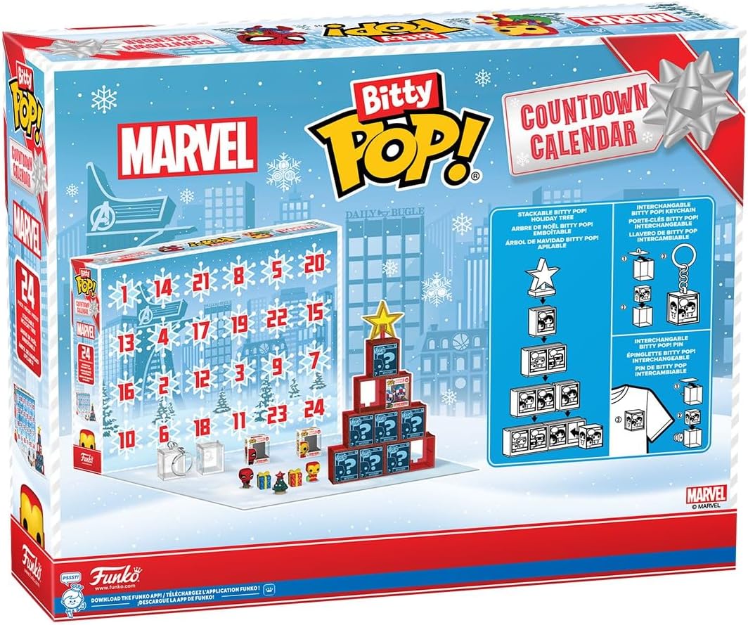 Funko Bitty POP! Advent Calendar: Marvel Comics - 24 Days