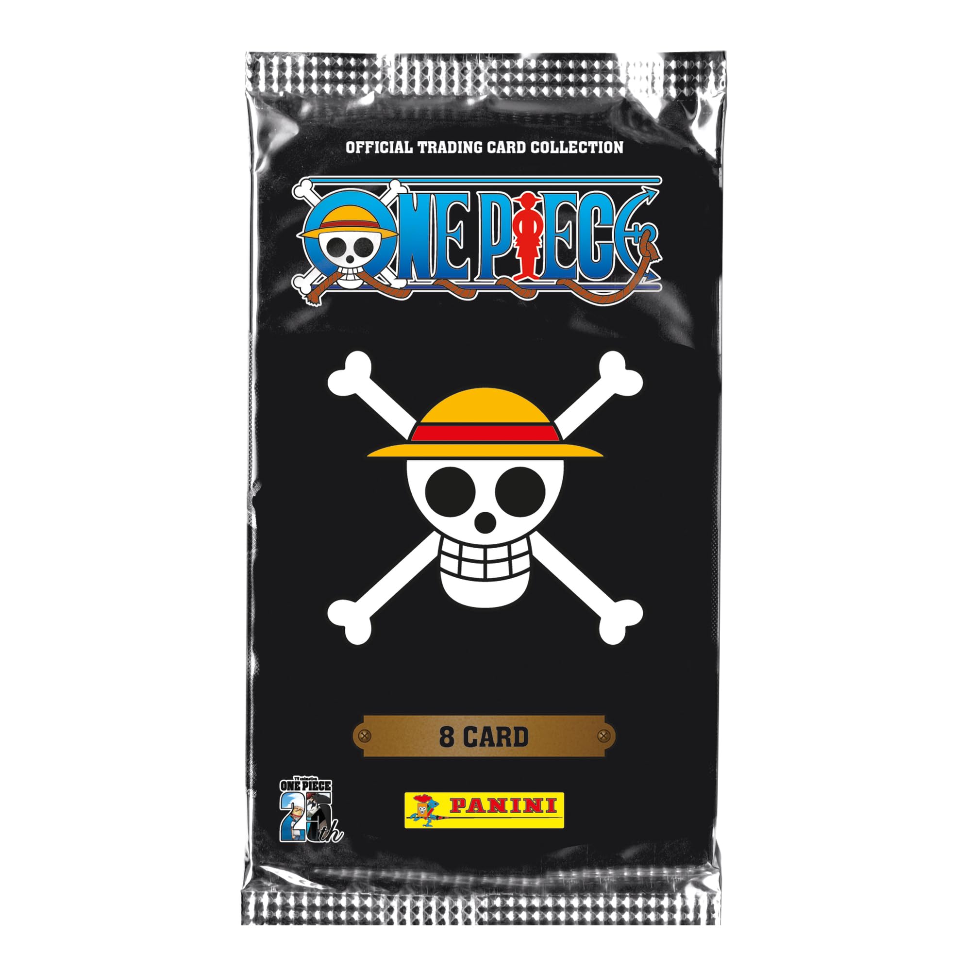 Panini One Piece Trading Cards 25EME Anniversary Box mit 18 Taschen (8 Karten), 004897BOX18F