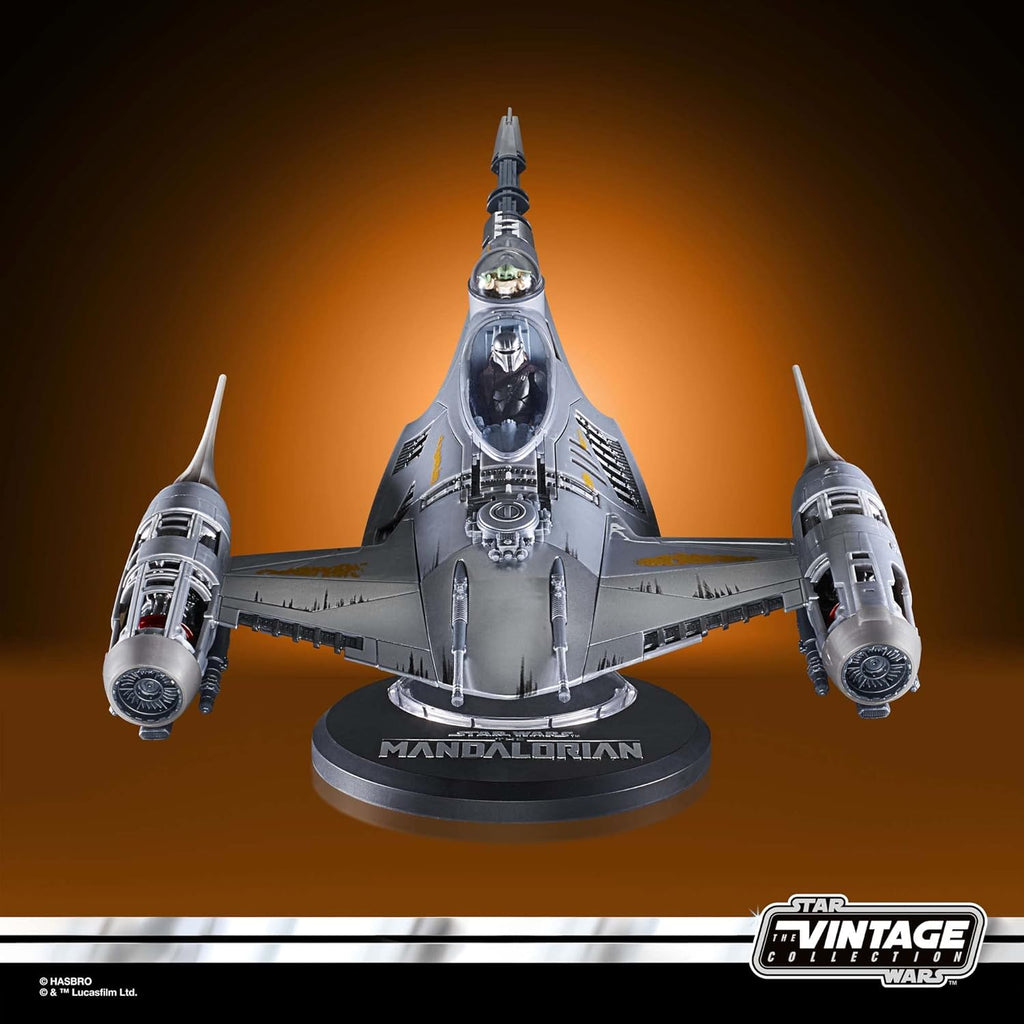 Hasbro Star Wars The Vintage Collection Mandalorian's N-1 Starfighter, Action-Figur (9,5 cm) und Fahrzeug zu The Mandalorian