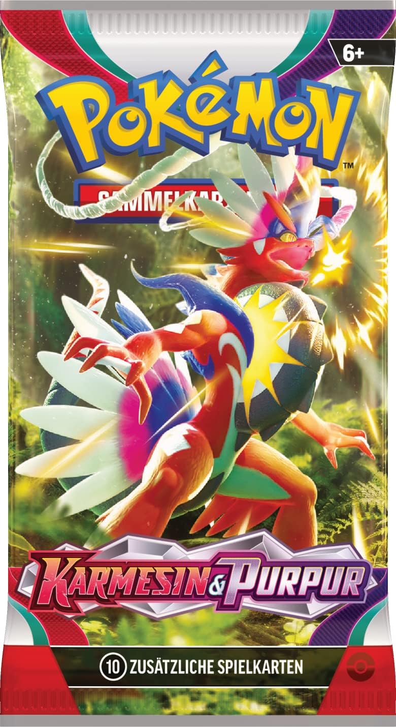 Pokémon-Sammelkartenspiel: Build & Battle Stadion Karmesin & Purpur (2 Decks, 11 Boosterpacks & mehr)