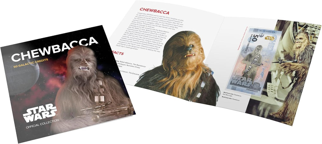 FANTASY CLUB Star Wars Original Chewbacca Trilogie | Offizielles Merchandising | Limitierte Auflage mit goldenem Hologramm und UV-Effekten