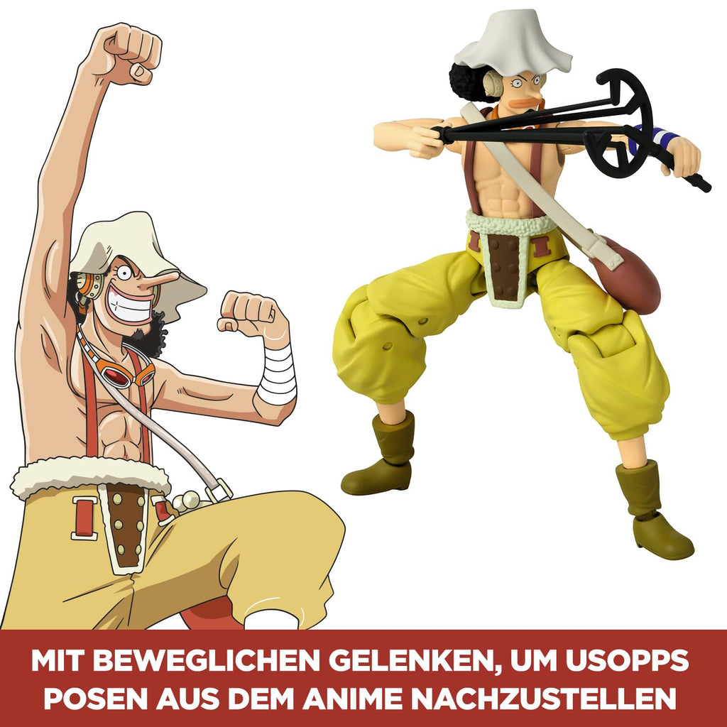 BANDAI – Anime Heroes – One Piece Figur – Lorenor Zorro 17 cm Three Sword Style – Offizielle Lizenz One Piece – Bewegliche Manga Figur Zorro 3 Schwerter – Spielzeug für Kinder ab 4 Jahren – 37052