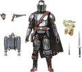 Star Wars The Black Series Der Mandalorianer & Grogu, Deluxe Action-Figurengeschenk zum Sammeln The Mandalorian & Grogu, Skala 15 cm