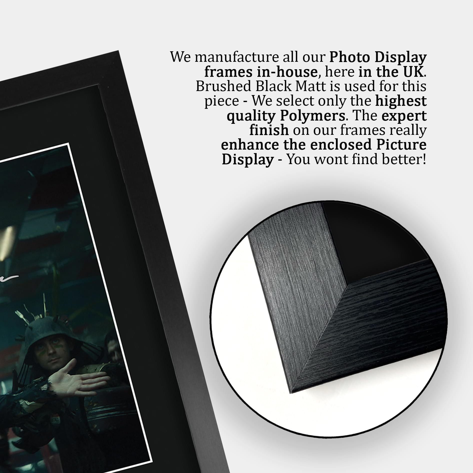 HWC Trading Loki Geschenke Gedrucktes Signiertes Autogramm Foto für Fans von Fernsehn Memorabilien - A3 Gerahmt