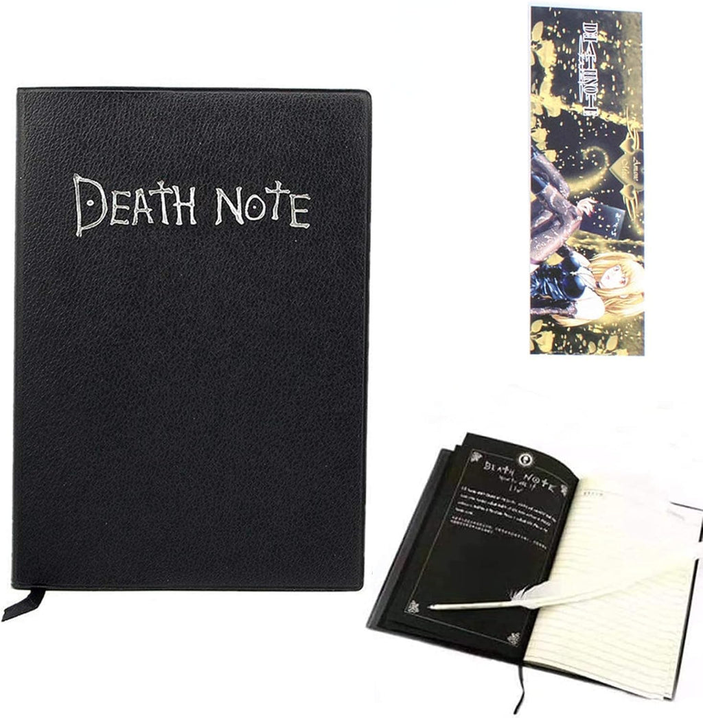 Death Note-Notizbuch mit Federstift, Mode-Anime-Thema Death Note-Cosplay-Notizbuch, Kann als Tagebuch und Notizbuch verwendet werden…