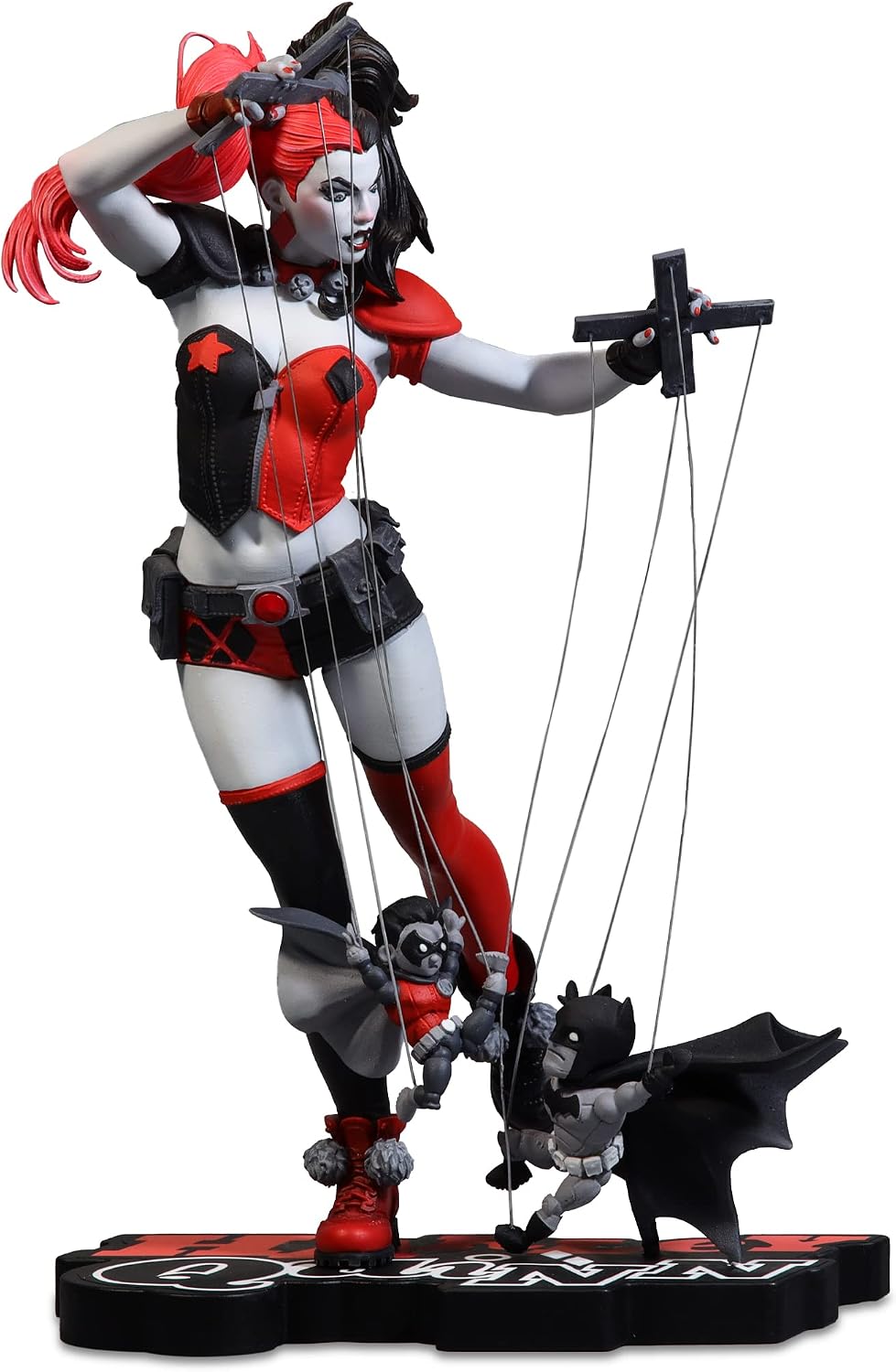 LANSAY - DC Harley Quinn Resin Statue by Ema Lupacchino – detailreiche Polyresin Sammlerfigur im Maßstab 1:10 – handnummerierte Comic Statue für DC Fans ab 14 Jahren mit hochwertigem Sammlerdesign