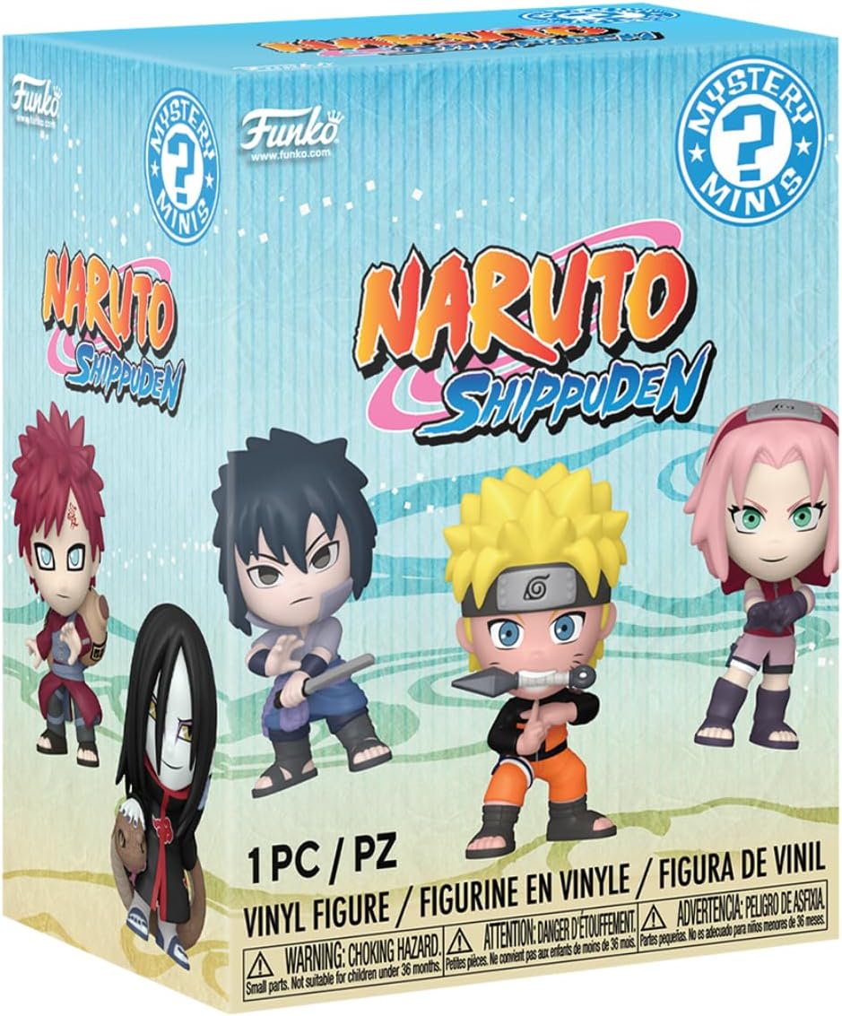 Funko Mystery Mini - Naruto - 1 of 12 to Collect - Styles Vary- Vinyl-Sammelfigur - Geschenkidee - Offizielle Handelswaren - Spielzeug Für Kinder und Erwachsene - Anime Fans und Display