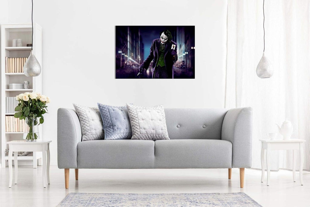 Panther Print Joker & Card Batman Leinwanddruck, 76,2 x 50,8 cm