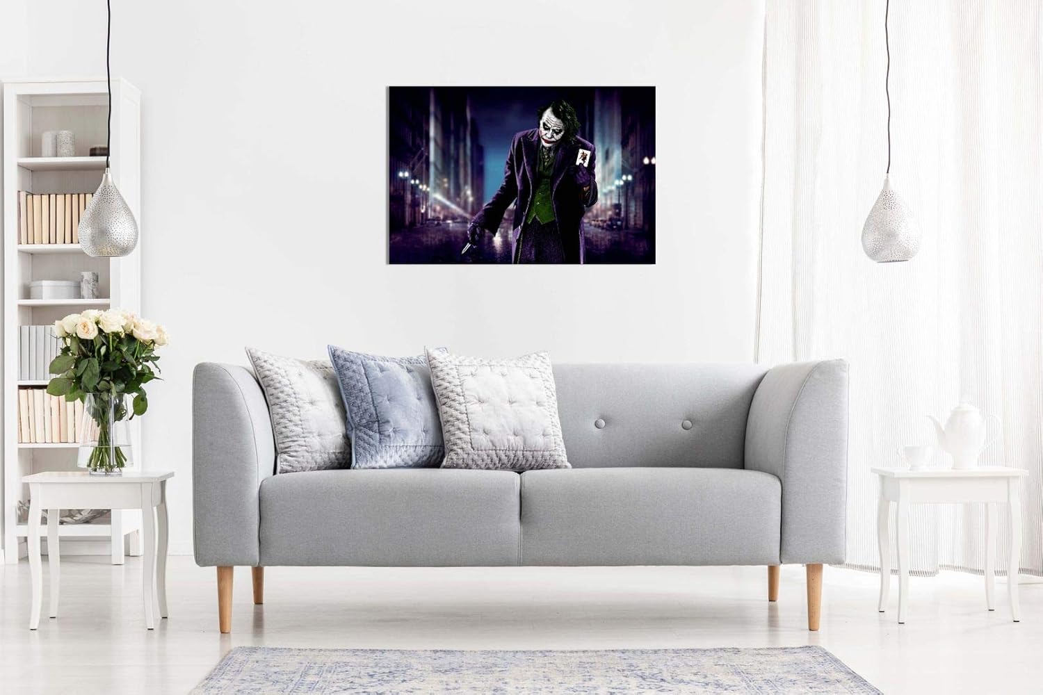 Panther Print Joker & Card Batman Leinwanddruck, 76,2 x 50,8 cm
