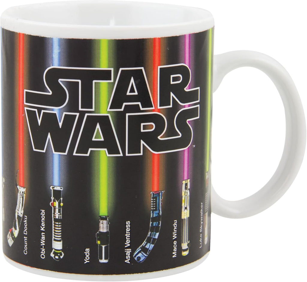 Paladone Star Wars Lichtschwert Farbwechsel Becher 290ml, mehrfarbig, PP3699SW