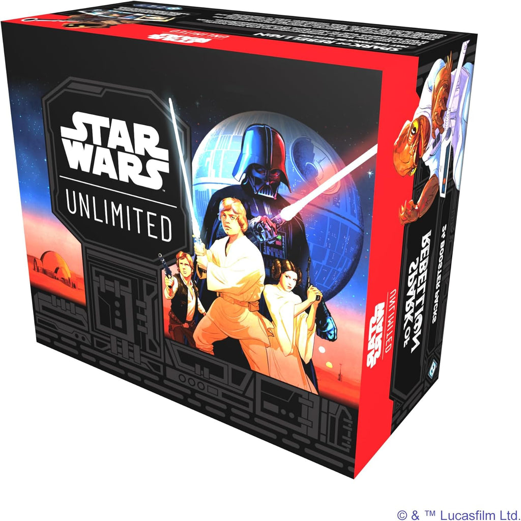 Star Wars: Unlimited TCG Spark of Rebellion Booster Display (24 Booster Packs) - Trading Card Game, Alter 12+, 2 Spieler, 20 Minuten, von Fantasy Flight Games, Englisch