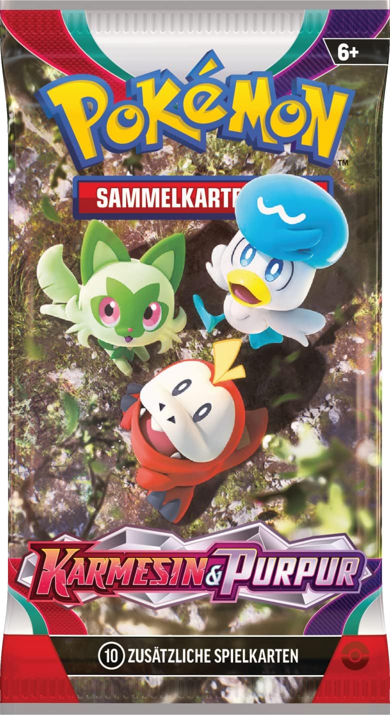 Pokémon-Sammelkartenspiel: Build & Battle Stadion Karmesin & Purpur (2 Decks, 11 Boosterpacks & mehr)