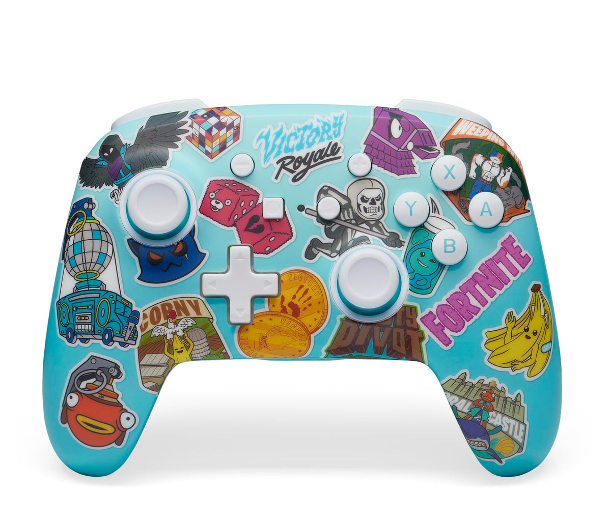 PowerA Enhanced Wireless Controller for Nintendo Switch - Peely, Fortnite, Nintendo Switch - OLED Model, Nintendo Switch Lite, Gamepad, Game Controller, Bluetooth Controller, Officially Licensed