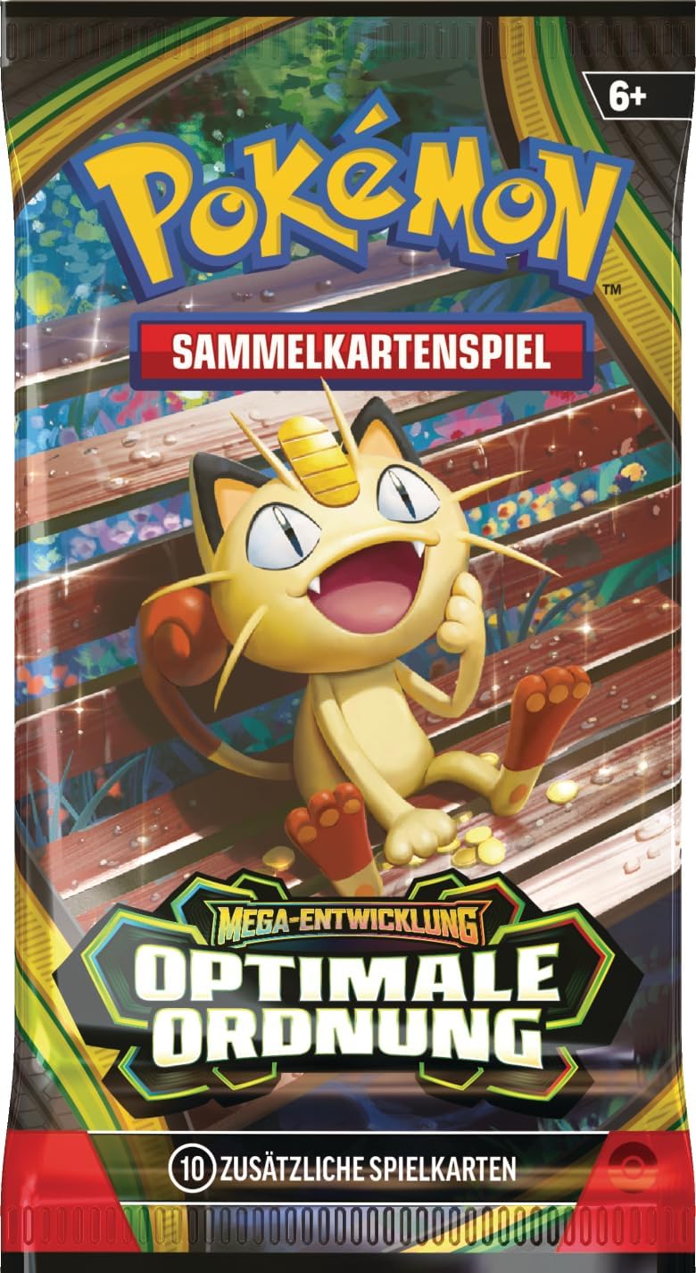 Pokémon-Sammelkartenspiel: Boosterbundle Mega-Entwicklung – Optimale Ordnung (6 Boosterpacks)