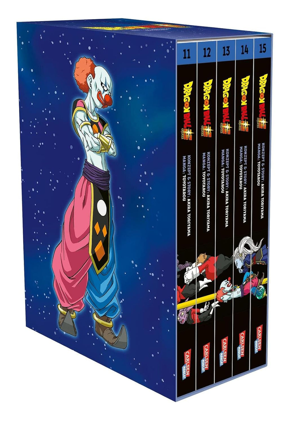 Dragon Ball Super, Bände 11-15 im Sammelschuber mit Extra: Die Fortsetzung der Action-Manga-Serie ab 10 Jahren über epische Schlachten und kosmische Abenteuer