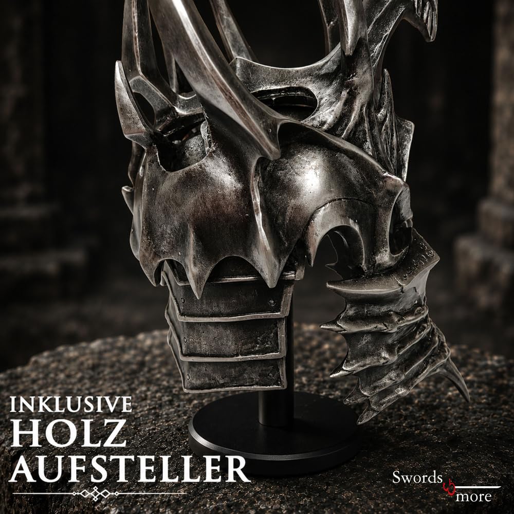 Swords and more Frostmourne Schwert Replik, Lich King Frostmourne Schwert Replikat 106 cm, World of Warcraft, Gaming Deko, Schwert aus Metall für Wow Cosplay, Deko Schwert & Gamer Geschenk