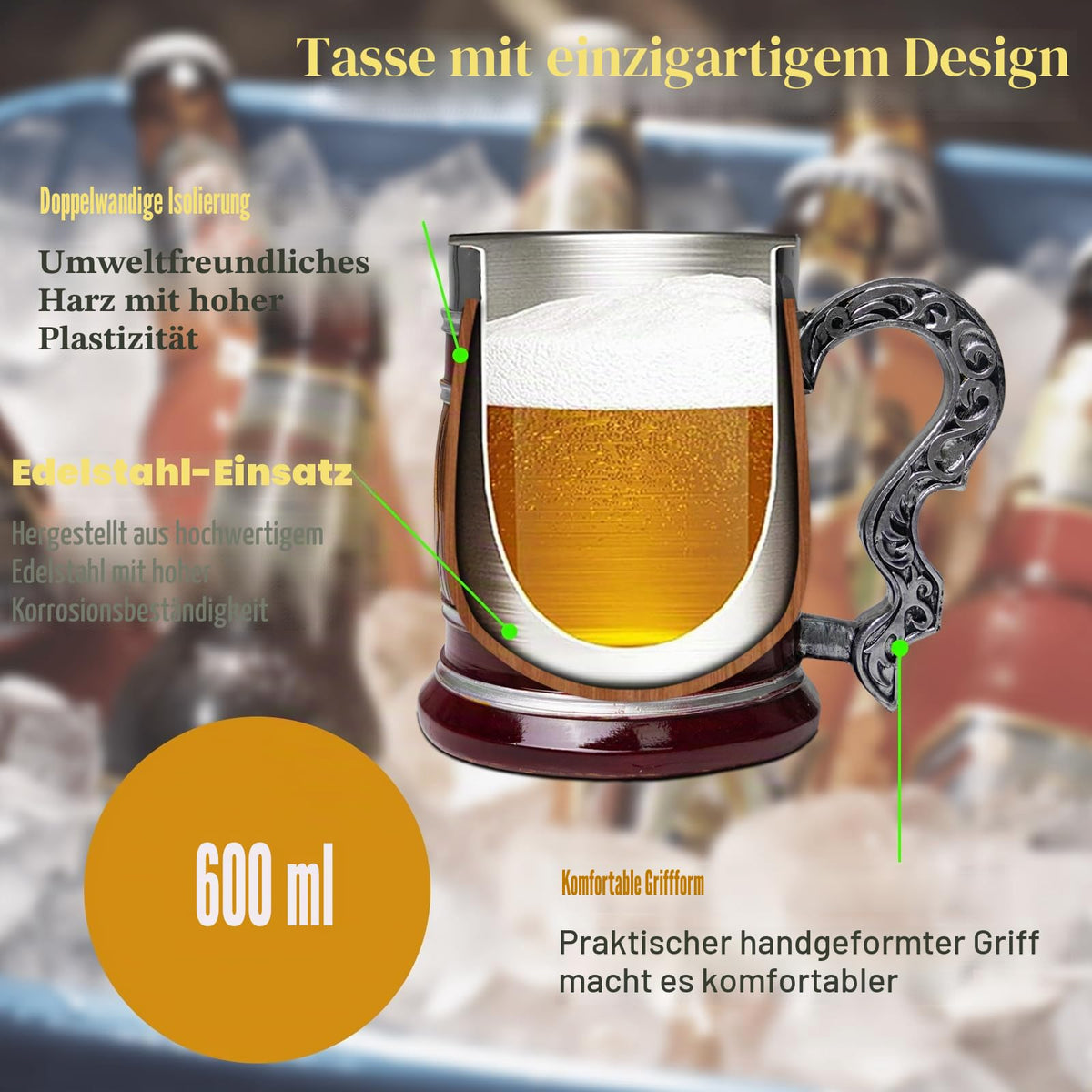 ZONSUSE Mittelalter Drache Kelch, Gotischer Drachen Kelch, Flugsaurier Edelstahl Weinkelch, Roter Drache auf Kreuzsockel, Magischer Dragon Goblet,Idee Geschenk für Fantasy Fans 200ml (Rot Goblet)