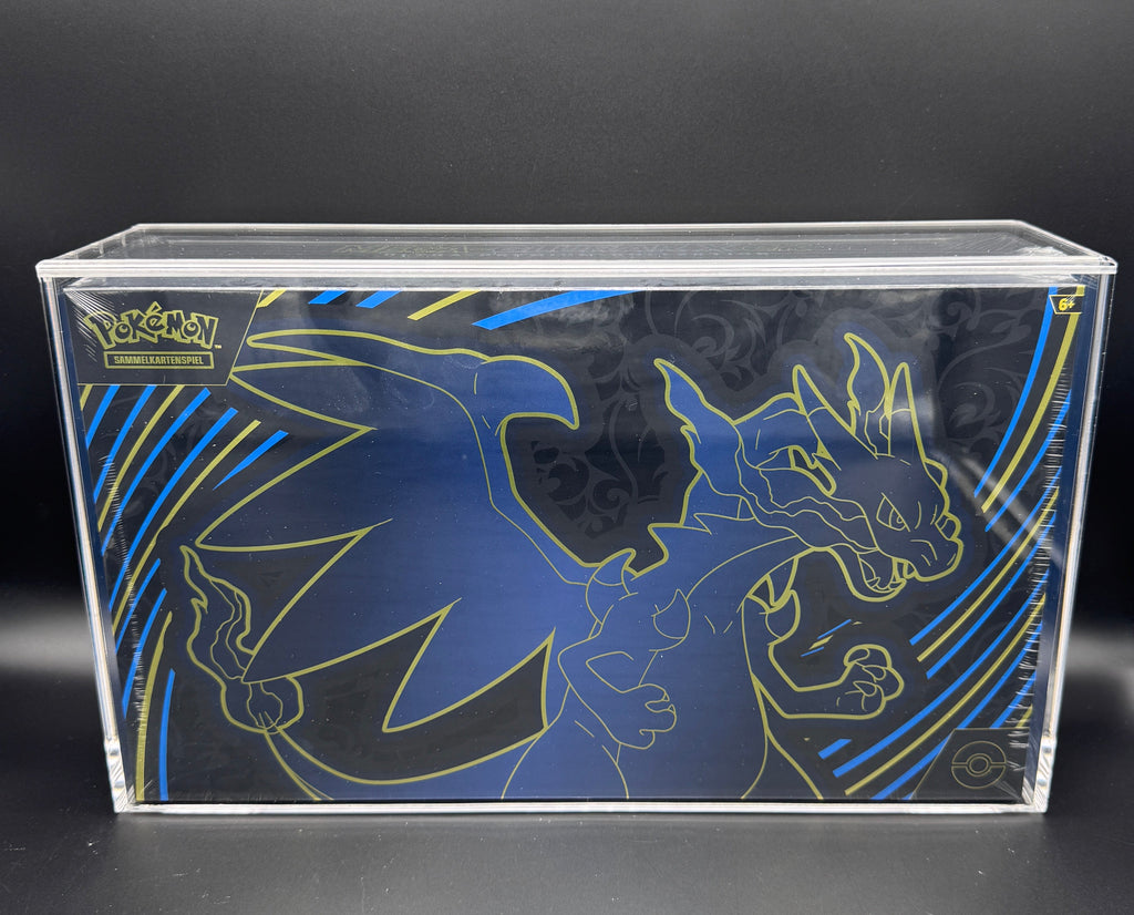 Premium Acrylcase für Mega Glurak X ex & 151 Ultra Premium Kollektion/UPC