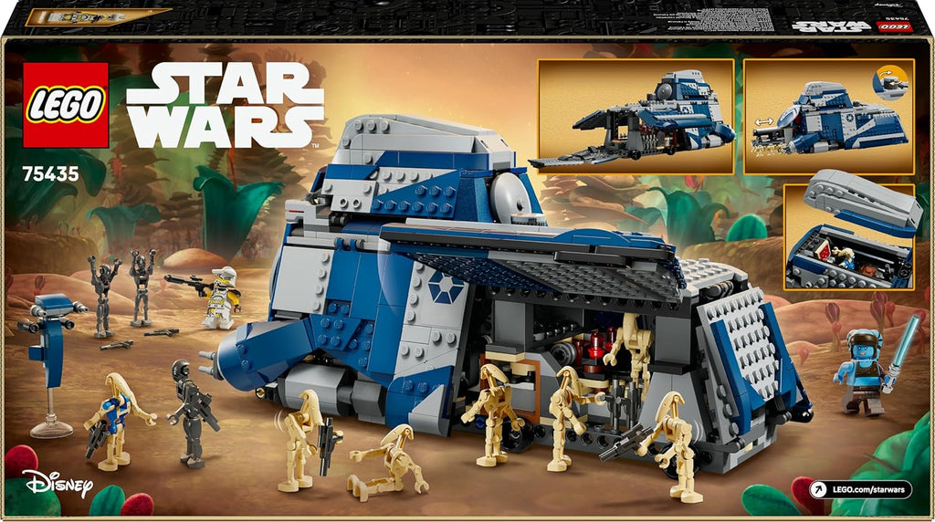 LEGO Star Wars: The Clone Wars MTT der Separatisten in der Schlacht von Felucia - Spielzeug mit Lichtschwert - Kinder Geschenk für Jungen und Mädchen - Modellbau zum Ausstellen und Sammeln - 75435
