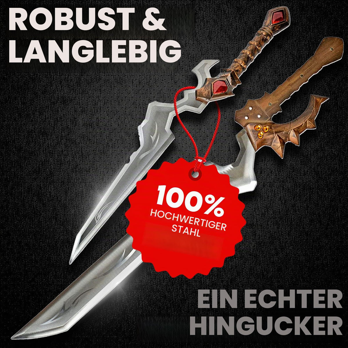 Swords and more Frostmourne Schwert Replik, Lich King Frostmourne Schwert Replikat 106 cm, World of Warcraft, Gaming Deko, Schwert aus Metall für Wow Cosplay, Deko Schwert & Gamer Geschenk