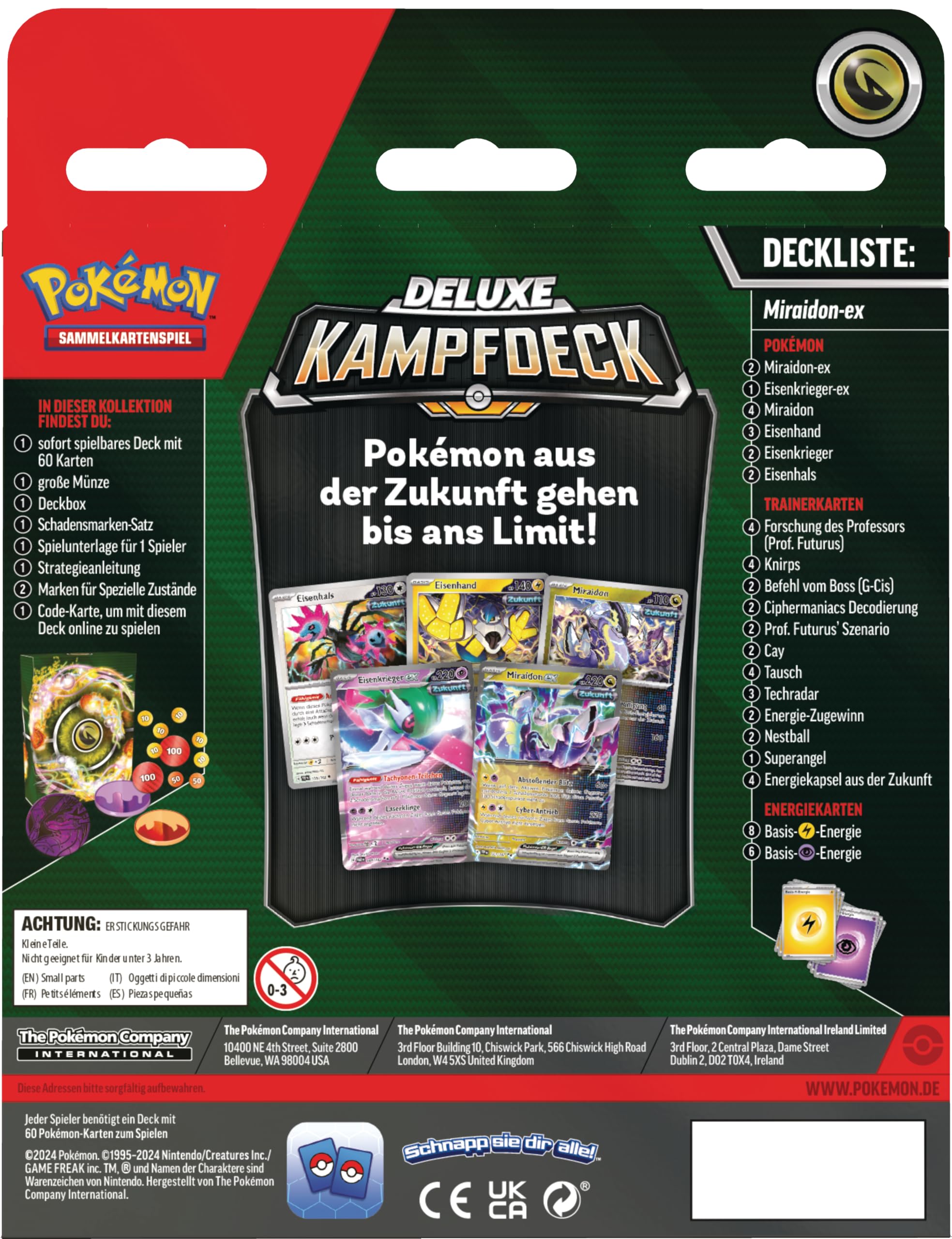 Pokémon-Sammelkartenspiel: Deluxe-Kampfdeck Zapdos-ex (sofort spielbares Deck mit 60 Karten & Zubehör)