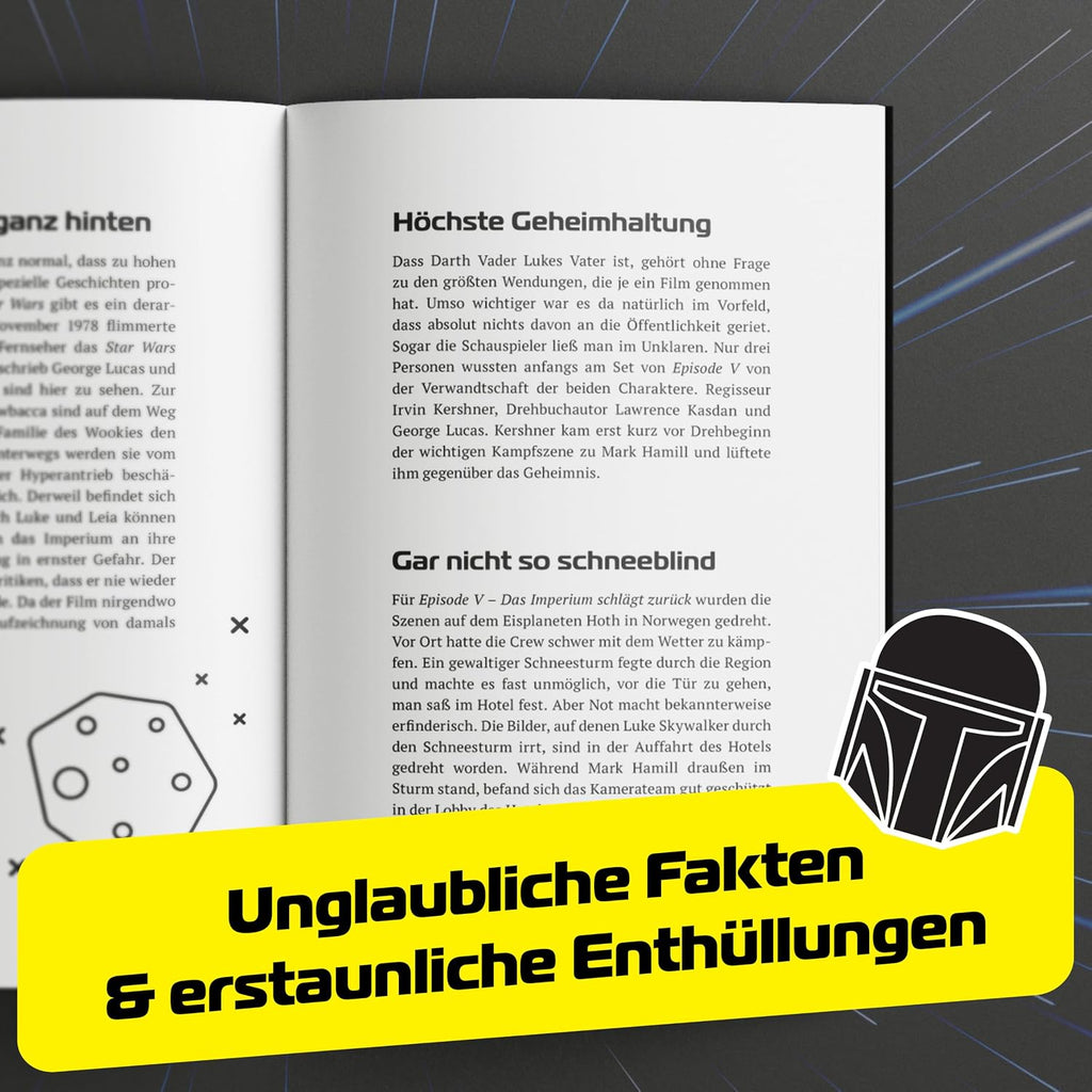 Unnützes Wissen für Star Wars Fans – Die inoffizielle Sammlung: Die unglaublichsten & lustigsten Fakten rund um die Sternen-Saga | Das ultimative Buch & Geschenk für jeden Sternenkrieger