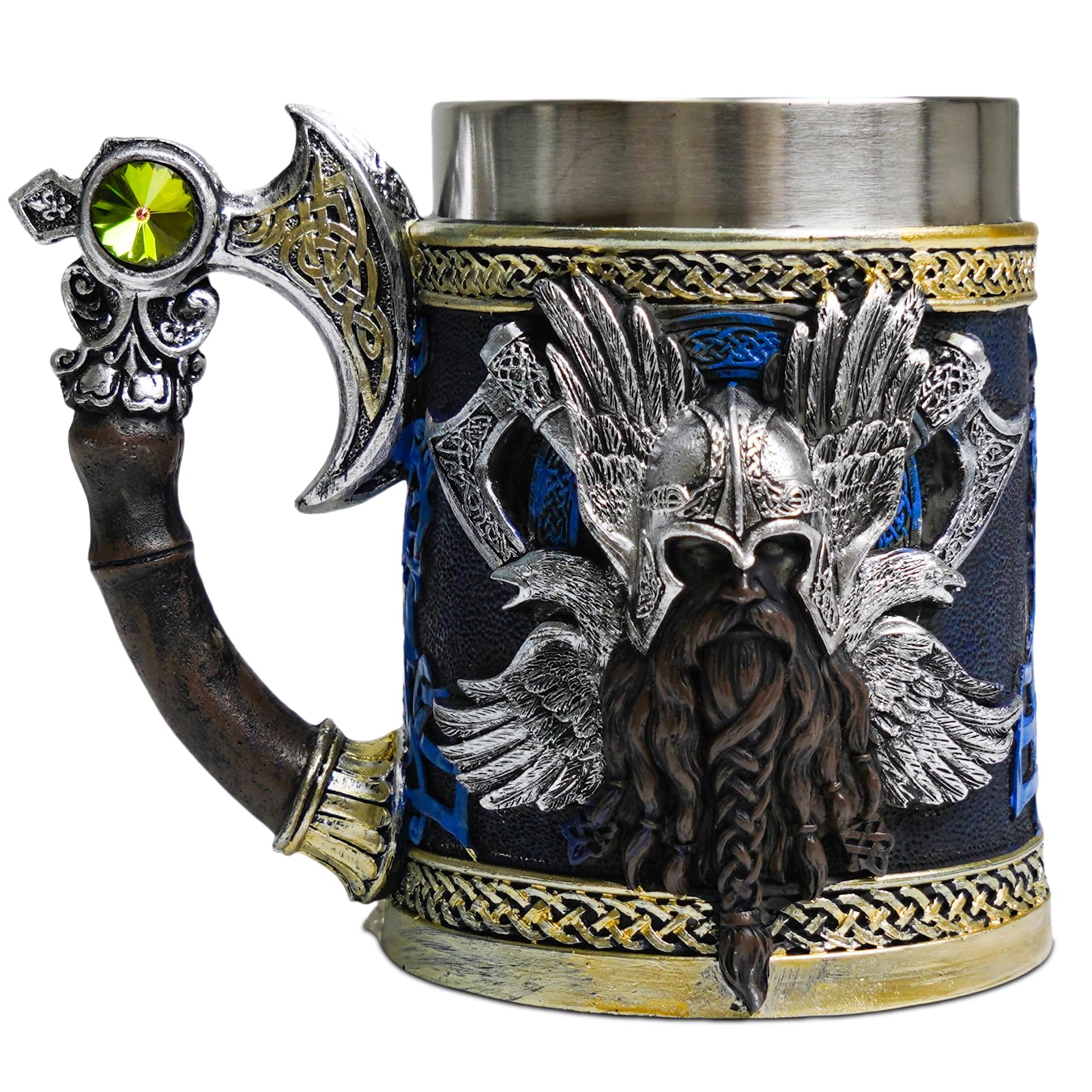 ZONSUSE Mittelalter Drache Kelch, Gotischer Drachen Kelch, Flugsaurier Edelstahl Weinkelch, Roter Drache auf Kreuzsockel, Magischer Dragon Goblet,Idee Geschenk für Fantasy Fans 200ml (Rot Goblet)